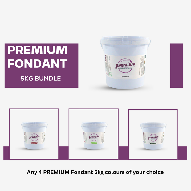 PREMIUM Fondant 5kg Bundle