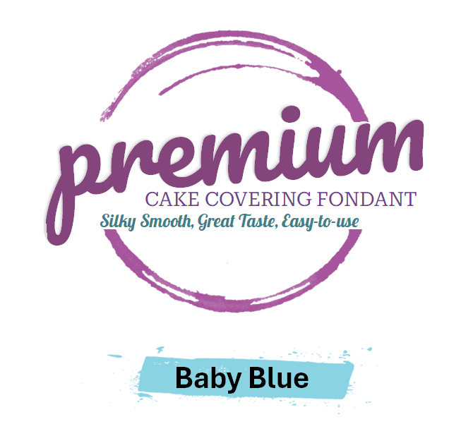 Baby Blue, Fondant, Plastic Icing, South Africa, Halaal, Cake