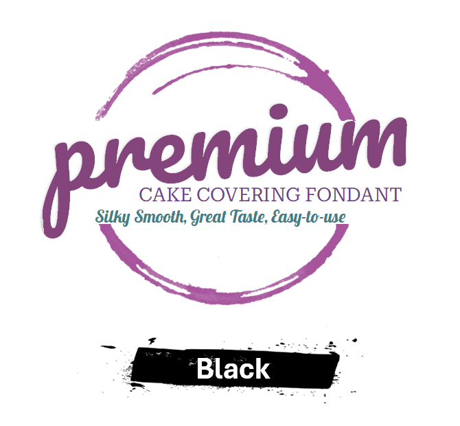 Black, Fondant, Plasic Icing, South Africa, Halaal, Cake