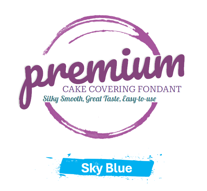 Sky Blue, Fondant, Plastic Icing, South Africa, Halaal