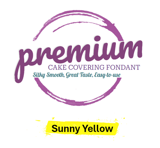 Sunny Yellow, Fondant, Plastic Icing, South Africa, Halaal